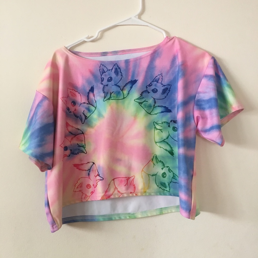 Black Milk Clothing Hyper Fox Boxy Crop